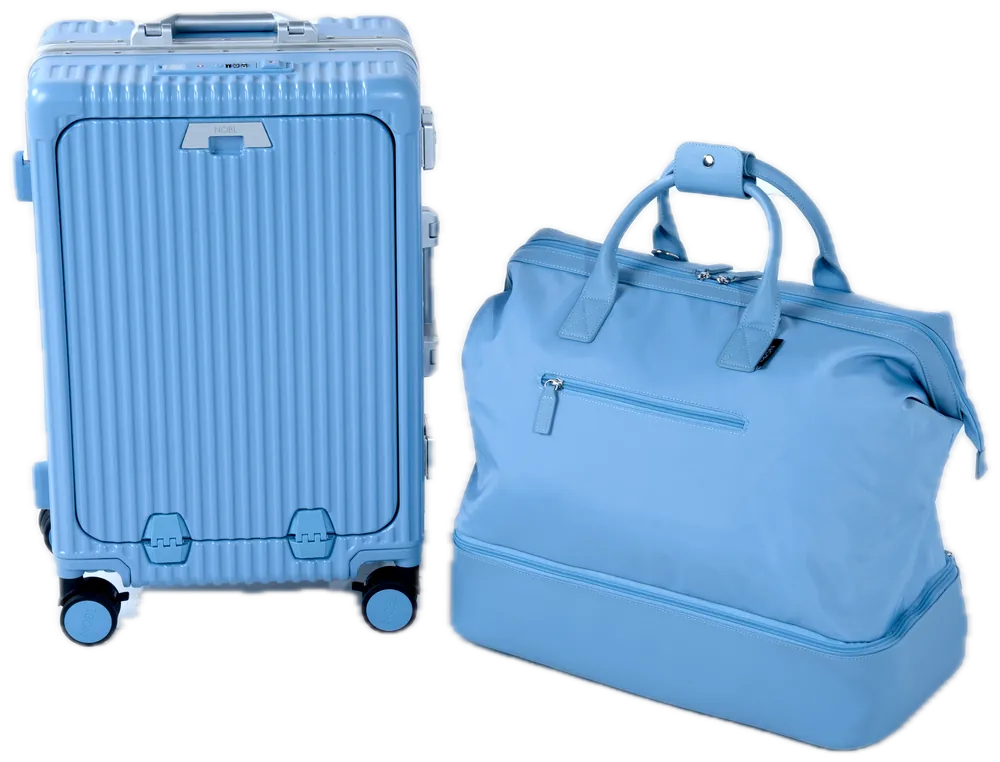 All-In-One Carry-On next to the Weekender