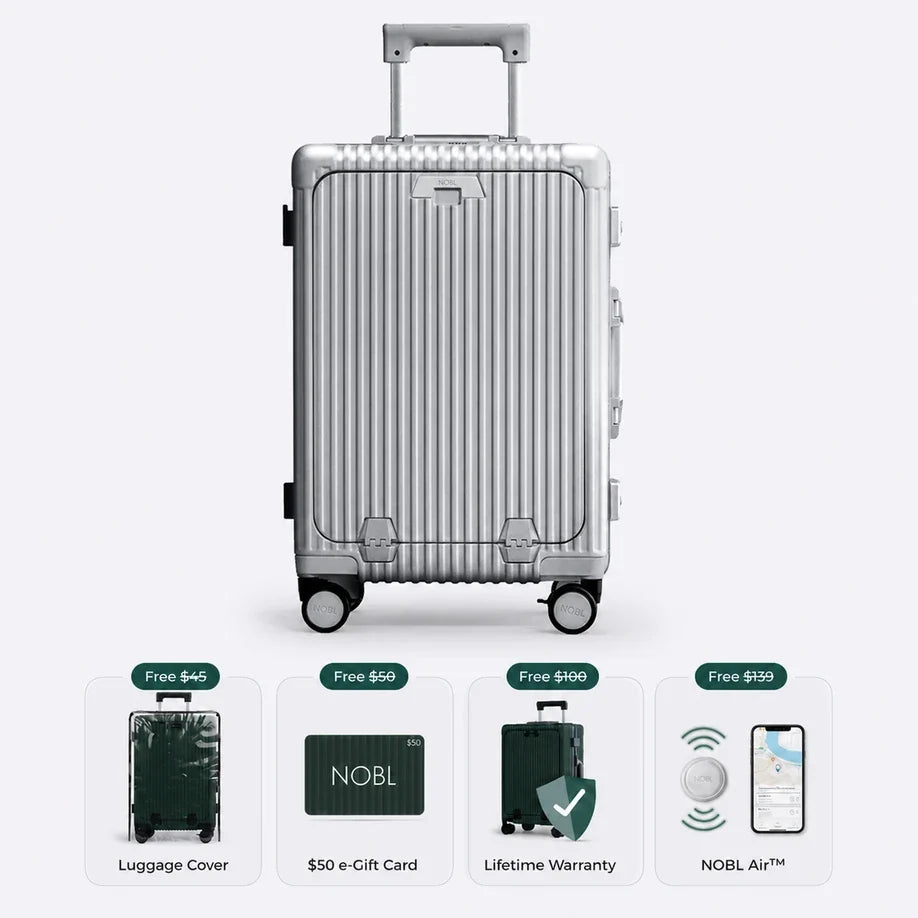 Traveler with the NOBL All-In-One Carry-On
