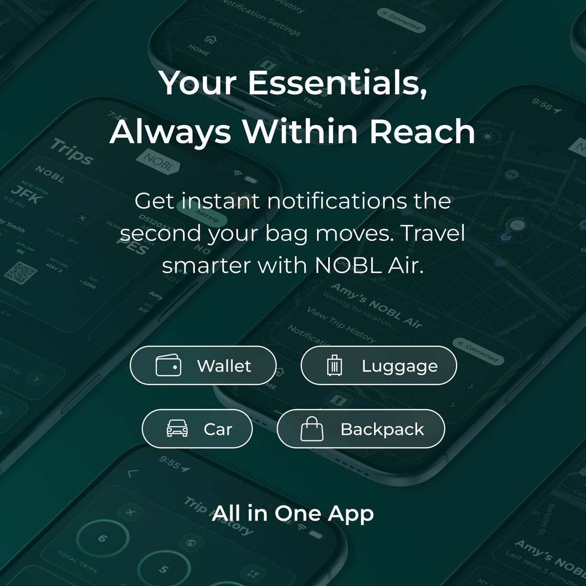 Your essentials always within reach with NOBL Air