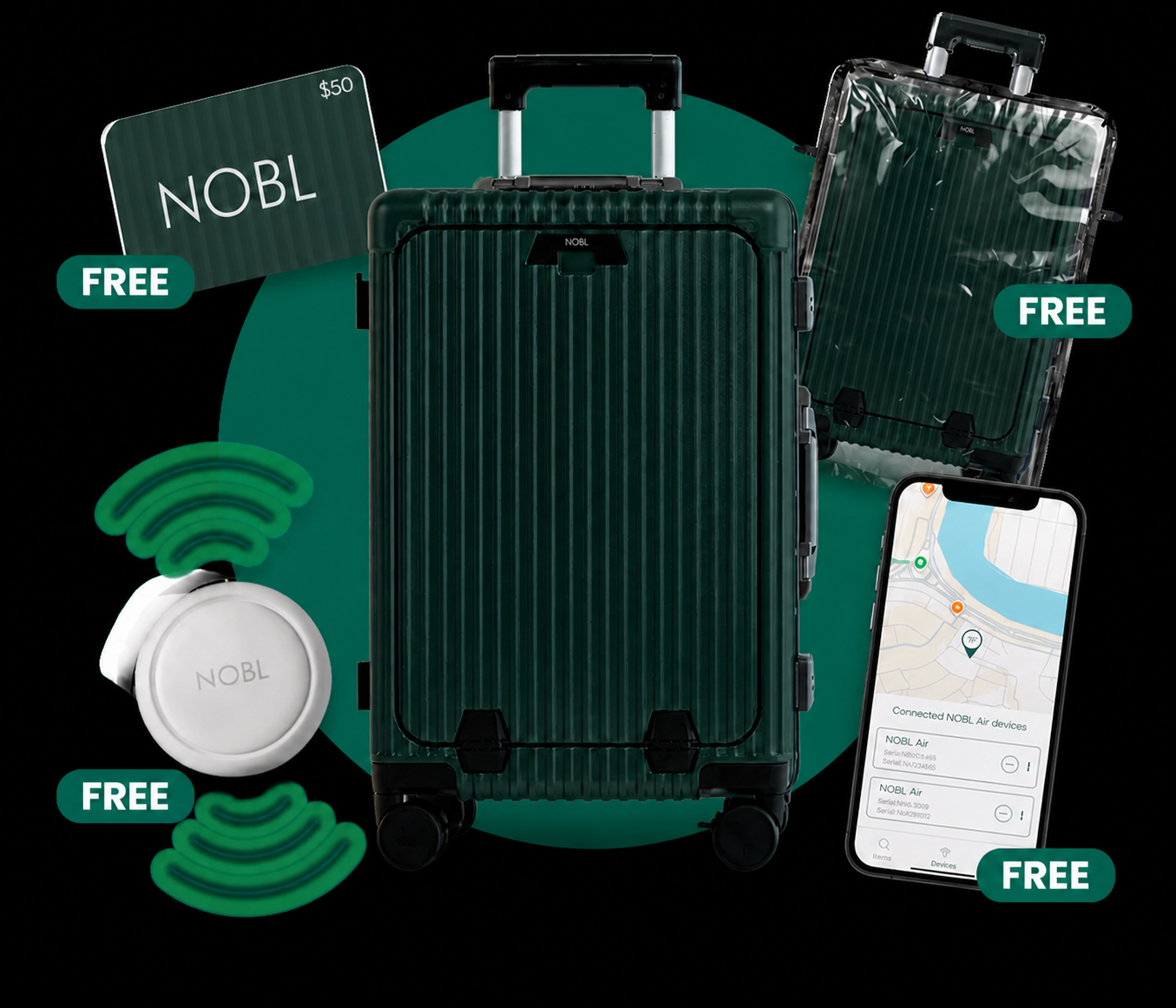 NOBL Carry-On free gift bundle